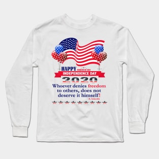 Independence day 2020 Lincoln Long Sleeve T-Shirt